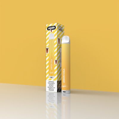 2.8ML Prefilled Flavored E Cigarette , Lemon Cola Vape Lightweight 26g